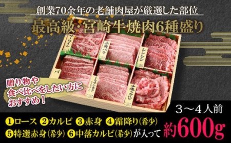 宮崎牛6種盛 焼肉食べ比べセット