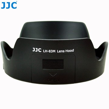 JJC 相機遮光罩 佳能Canon EF 24-105mm F3.5-5.6 IS STM 鏡頭 EW-83M 77mm