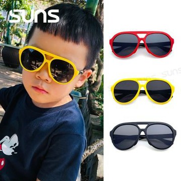 【SUNS】飛行員兒童太陽眼鏡 帥氣休閒墨鏡 S158 抗UV400 檢驗合格