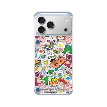 iPhone 17 Pro Max ClearX (MagSafe 兼容) 冰透藍 - 迪士尼-玩具總動員 Toy Story - 玩具總動員 - 角色集合貼紙