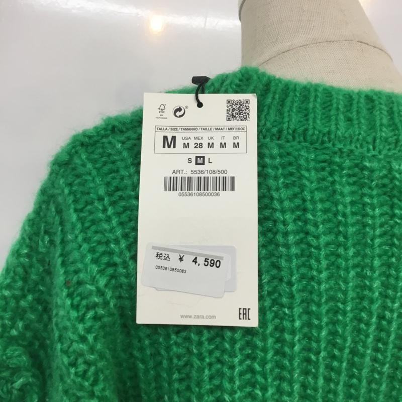 アメリ新品☆ZARA ザラ バルーンスリーブ ニットセーター トップス