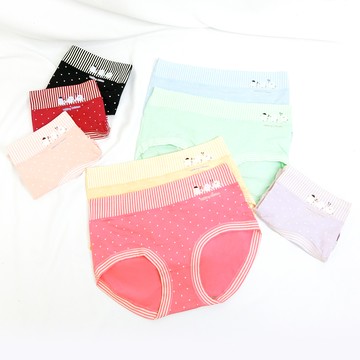 內褲  (6件組)石墨烯抑菌親膚內褲萌趣小雞#9508