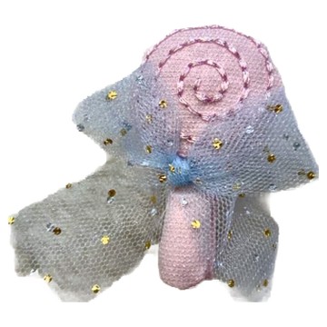 SY 童 造型壓夾  棒棒糖粉  SY13186