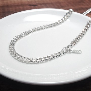 寬版繩索鍊(5.5mm寬鍊) 925純銀 男生項鍊 中性 客製長度銀鍊