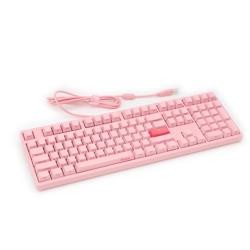 Ducky Zero 3108 108鍵PBT機械式鍵盤/粉色側刻/紅軸/中文/無光