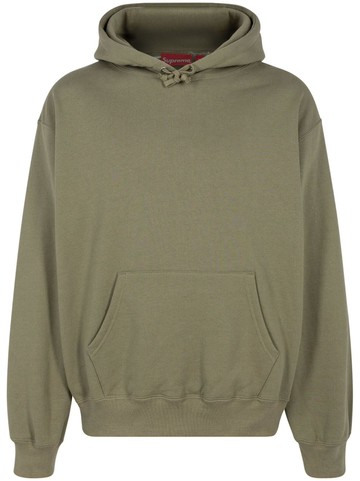 Supreme - satin appliqué "FW23 - Light Olive" hoodie - unisex - Polyester/Cotton - XL - Green