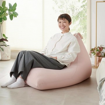 POTORA 可拆洗懶骨頭沙發椅(針織布款)-100L-多色可選 炭灰