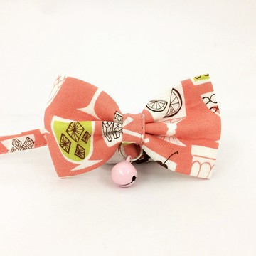 Juice杯子款 蝴蝶結寵物裝飾項圈 貓咪 小型犬 迷你犬