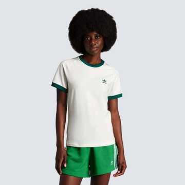 ADIDAS ORIGINALS VRCT TEE三葉草 女短袖上衣-白-IN4110