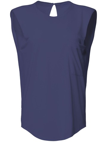 Equipment - shoulder-pads sleeveless top - women - Modal/TENCEL™ - L - Blue