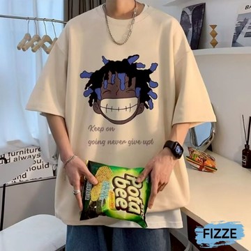 『現貨‧隔日到貨』高品質‧純棉短袖上衣 T恤  純棉T恤 短袖t恤 男生T恤 情侶百搭款 ATC27【FIZZE】