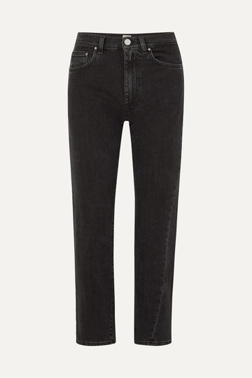 TOTEME - Original High-rise Straight-leg Jeans - Black - 30