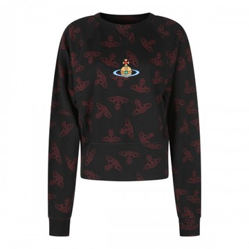 Vivienne Westwood - Black And Red Cotton Sweatshirt L