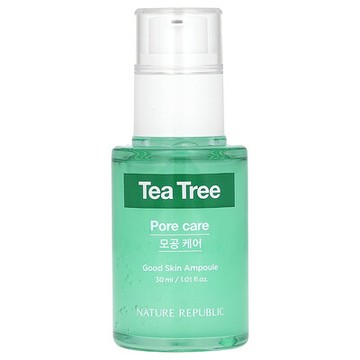 Nature Republic, Good Skin，茶樹安瓶，1.01 液量盎司（30 毫升）