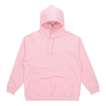 MLB Los Angeles Dodgers Basic Large Logo Printing Sports hooded Long Sleeves Unisex Pink