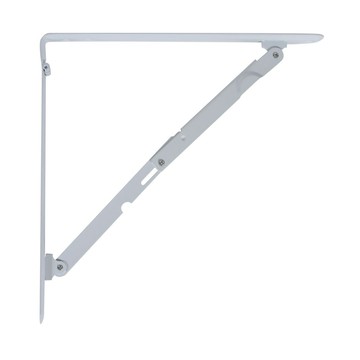 折合式置物支架 白色12"二入 適用層板深35cm