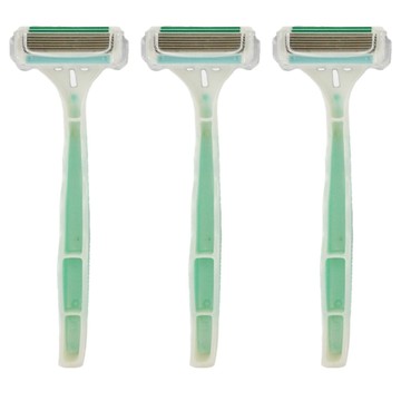 KeSHO 仕女六刀片除毛刀 (3支入)  更溫和更乾淨  3支  1包