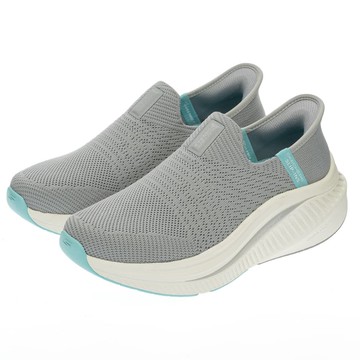 SKECHERS 女款 瞬穿舒適科技 GO WALK MAX CUSHIONING ARCH FIT D楦健走鞋 125586GYAQ  25.5cm  灰色