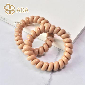 ADA電話線髮束-莫蘭迪卡其2入