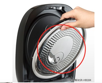 領券獨家最高9折 Panasonic SR-HB184的上框內蓋