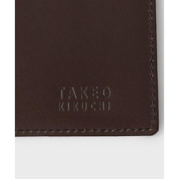 TAKEO KIKUCHI   タケオキクチ レザーブックカバー