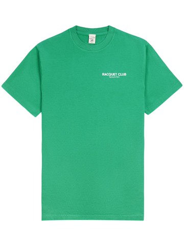 Sporty & Rich - Racquet Club logo-print T-Shirt - unisex - Cotton - XL - Green