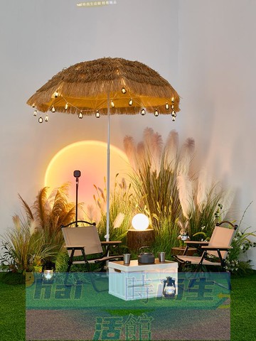 免運 可開發票 網紅仿真蘆葦造景假綠植裝飾直播間餐廳露營風酒吧室內外景觀布置