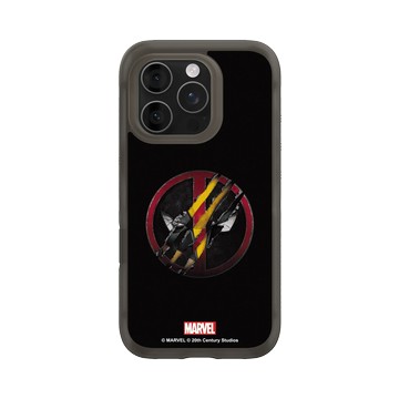 iPhone 16 Pro AirX 本質黑 - 迪士尼-漫威 Marvel - 死侍與金鋼狼-Logo