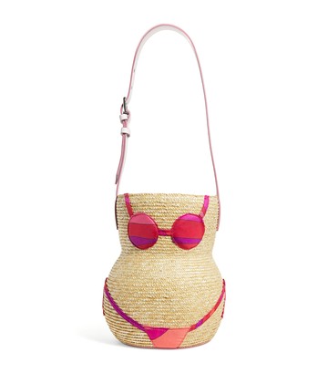 Woven Bikini Puccinella Bucket Bag