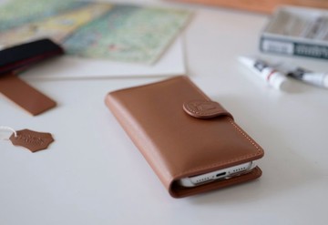 真皮 iPhone 手機殼 翻蓋式保護殼 防摔緩衝 手工皮革保護套