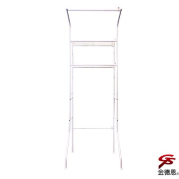 金德恩 台灣製造 洗衣機雙層置物收納架 雙層收納架 62-104cm 衛浴架 洗衣機架 雙層架 置物架 收納架