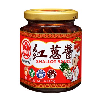 牛頭牌 紅蔥醬 嚴選台灣在地紅蔥頭 無豬油成分 不添加防腐劑  175g  1罐