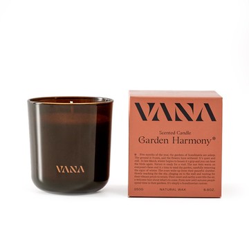 北歐花園 香氛蠟燭250g-玫瑰花香調