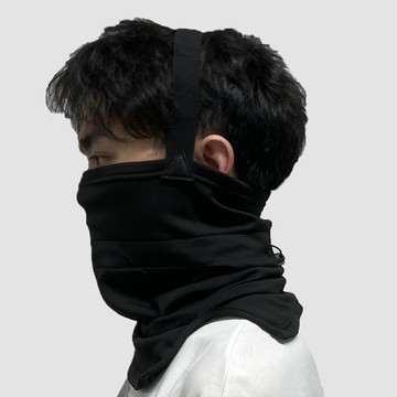 Sily 秋冬季掛頭式保暖面罩 戶外騎行口罩 防風防寒佩戴頭巾 滑雪脖套禦寒圍脖 機車騎行頭套