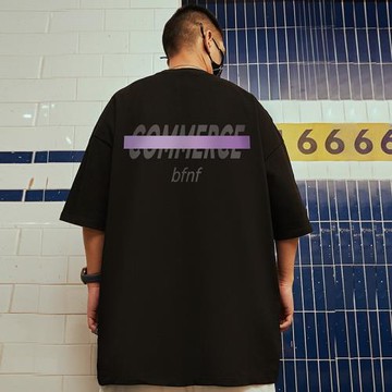 美式重磅短袖寬松大碼男裝oversize歐美嘻哈2025夏季情侶半袖T恤