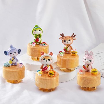 DIY手工卡通音樂盒旋轉八音盒天空之城創意生日禮物送男女生兒童