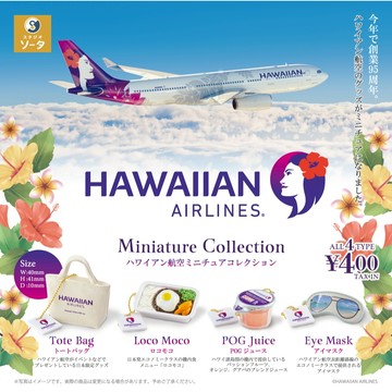 𓅓MOCHO𓅓 現貨 SO-TA 扭蛋 夏威夷航空模型吊飾 全4種 單顆