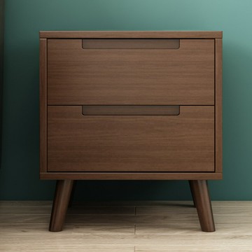 北歐全實木床頭櫃簡約現代整裝簡易臥室收納櫃日式原木床邊鬥櫃子