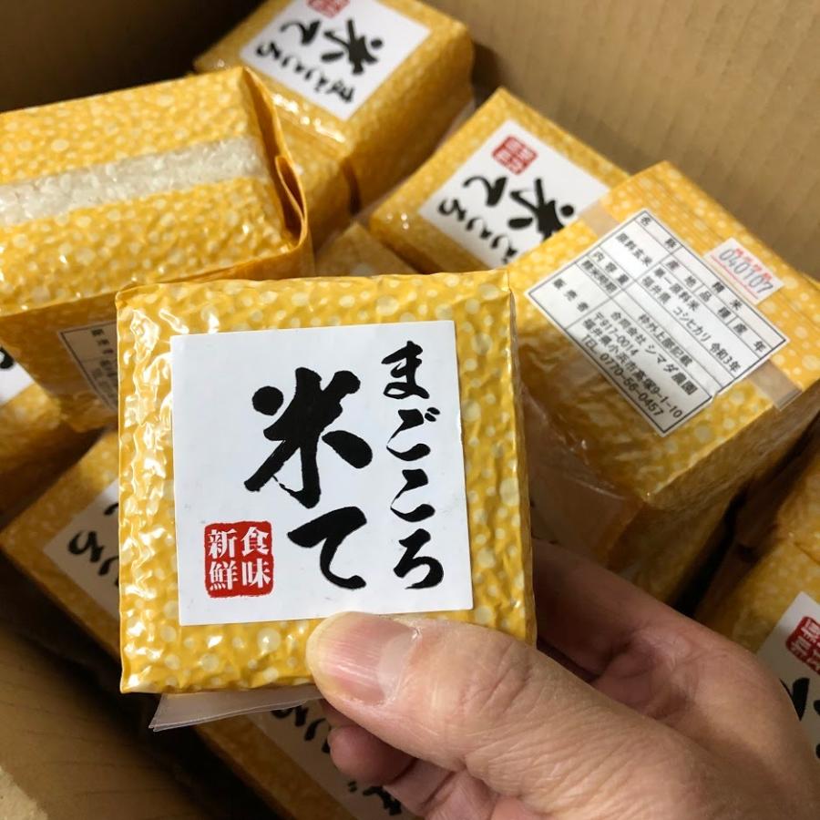 まごころ米て（込めて）真空こしひかり２合　 300円予算 気の利いた プチギフト