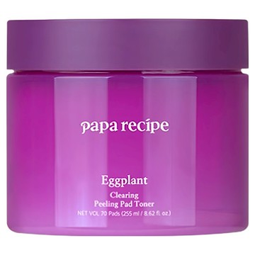 Papa Recipe 茄子保濕去角質棉片 255ml 70片 1罐