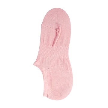 涼感優纖純棉足弓加強隱形襪 - M裸粉