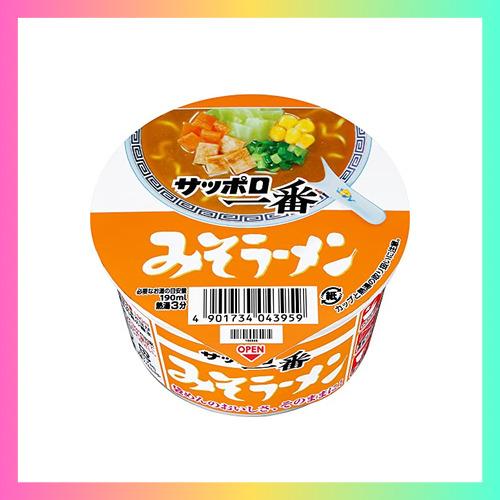 サッポロ一番 みそラーメン ミニどんぶり 46g×12個