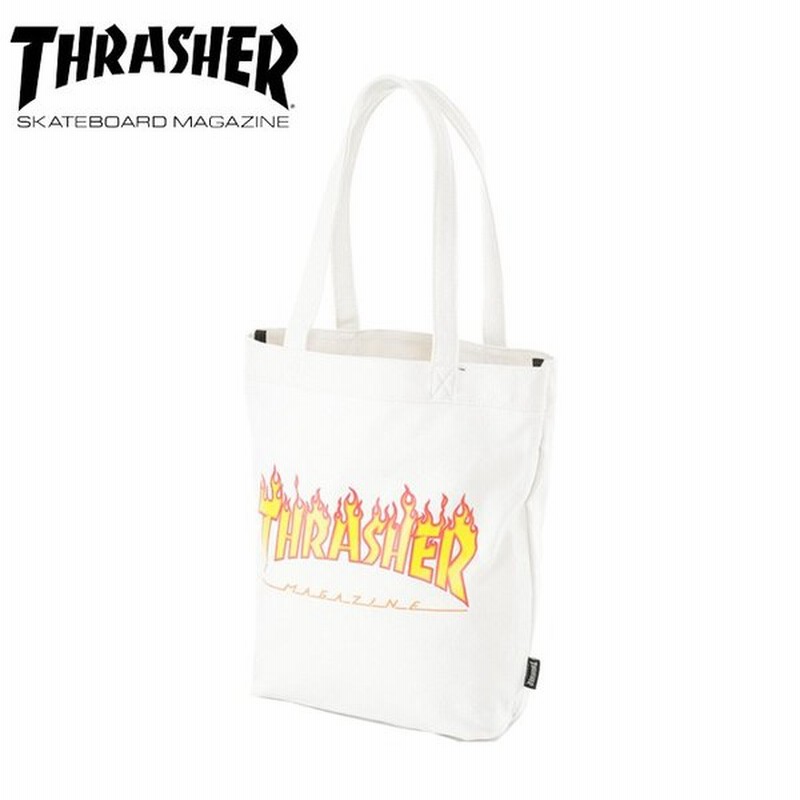 スラッシャー Thrasher トートバッグ プリントトートバッグ Thc 800 Od 通販 Lineポイント最大0 5 Get Lineショッピング