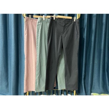 6H17  韓國年輕潮牌高爾夫球服裝男士春夏季新品休閑長褲運動透氣