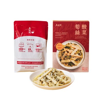五燈獎 酸菜筍絲-500g(固形物330g)X2盒