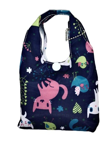 現貨 購物袋 環保袋 可愛動物圖案 摺疊收納 加厚 防水 日本購入