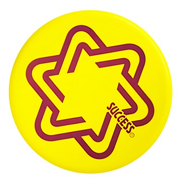 SUCCESS 成功 超軟安全飛盤 親子遊戲 環保無毒  黃色  1個