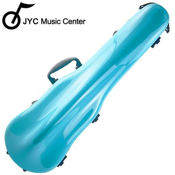 jyc music pc-01小提琴盒-天空藍/軟墊懸掛系統/可移動式內襯/羽量級1.5公斤/pc複