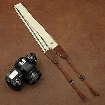 cam-in防滑單反數碼照相機背帶 微單肩帶通用型 米色cam1203A-2