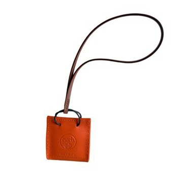 Hermes 愛馬仕小橘袋吊飾Orange Shopper Bag(橘色)